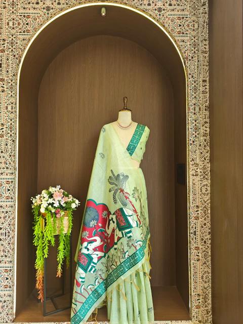 Akshara muga cotton surat saree market wholesale price